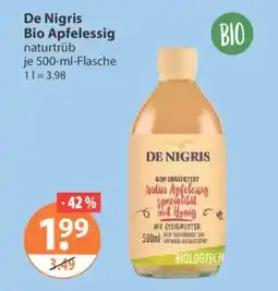 V Markt De Nigris Bio Apfelessig naturtrüb Angebot