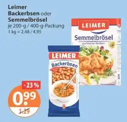 V Markt Leimer Backerbsen Angebot