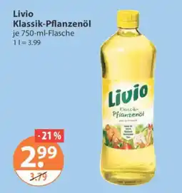 V Markt Livio Klassik-Pflanzenöl Angebot