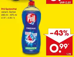Netto Marken-Discount Pril Spülmittel Angebot
