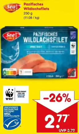 Netto Marken-Discount Sea gold pazifisches wildlachsfilet Angebot