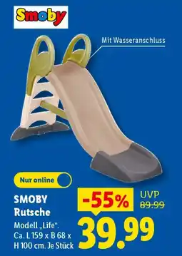 Lidl SMOBY Rutsche Angebot