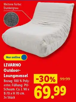 Lidl LIVARNO Outdoor Loungesessel Angebot