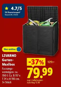 Lidl LIVARNO Garten Maxibox Angebot