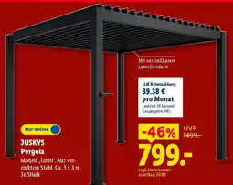 Lidl Juskys pergola Angebot