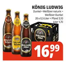 Hörl Getränke KÖNIG LUDWIG Dunkel • Weißbier naturtr. • Weißbier Dunkel Angebot