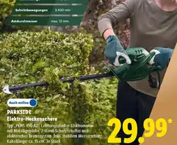 Lidl PARKSIDE Elektro-Heckenschere Angebot