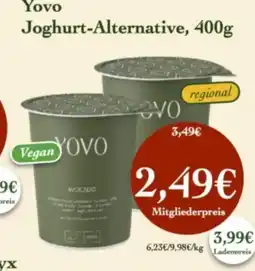 LPG Biomarkt Yovo Joghurt-Alternative Angebot