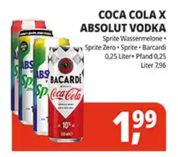 Hörl Getränke Coca Cola X Absolut Vodka Angebot