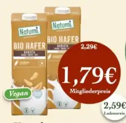 LPG Biomarkt Natumi BIO HAfer BARISTA Angebot
