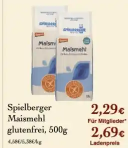 LPG Biomarkt Spielberger Maismehl glutenfrei Angebot