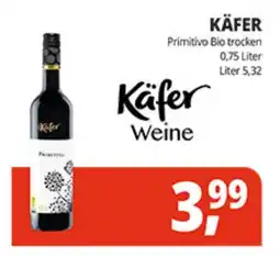 Hörl Getränke Käfer Primitivo Bio trocken Angebot