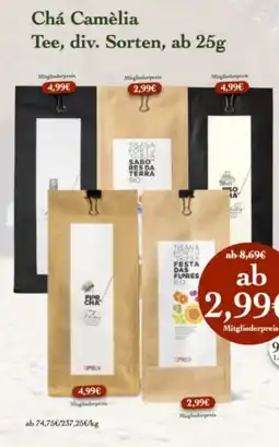 LPG Biomarkt Chá Camélia Tee Angebot