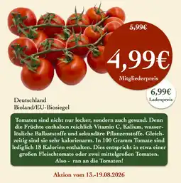 LPG Biomarkt Tomaten Angebot