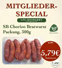 LPG Biomarkt SB Chorizo Bratwurst Angebot