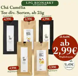 LPG Biomarkt Chá Camélia Tee Angebot