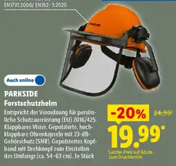 Lidl PARKSIDE Forstschutzhelm Angebot