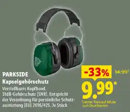 Lidl PARKSIDE Kapselgehörschutz Angebot