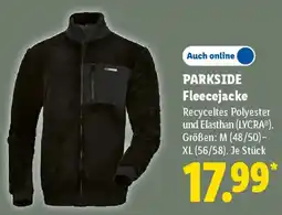 Lidl PARKSIDE Fleecejacke Angebot