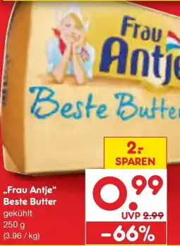 Netto Marken-Discount Frau Antje Beste Butter Angebot