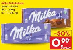 Netto Marken-Discount Milka Schokolade Angebot
