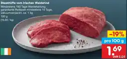 Netto Marken-Discount Steakhüfte vom Irischen Weiderind Angebot