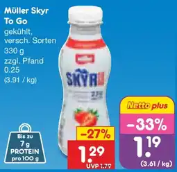 Netto Marken-Discount Müller Skyr To Go Angebot