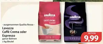 Feneberg Lavazza Caffe Crema o. Espresso 1kg Angebot