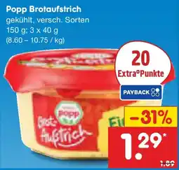 Netto Marken-Discount Popp Brotaufstrich Angebot