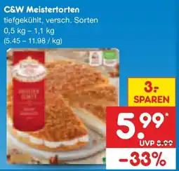 Netto Marken-Discount C&W Meistertorten Angebot