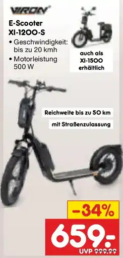 Netto Marken-Discount E-Scooter XI-1200-S Angebot