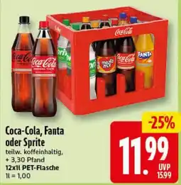 Elli Markt Coca-Cola, Fanta oder Sprite Angebot