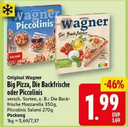 Elli Markt Original Wagner Big Pizza Angebot