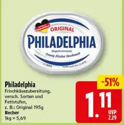Elli Markt Philadelphia Frischkäsezubereitung Angebot