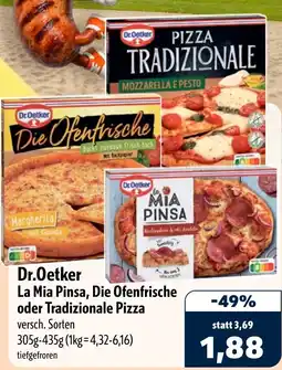 Aktiv Irma Dr.Oetker La Mia Pinsa, Die Ofenfrische oder Tradizionale Pizza Angebot