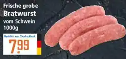 Klaas und Kock Frische grobe Bratwurst vom Schwein Angebot