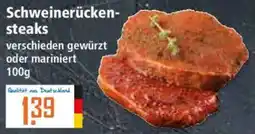 Klaas und Kock Schweinerückensteaks Angebot