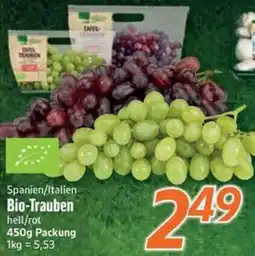 inkoop Bio-Trauben Angebot