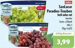 Aktiv Irma SanLucar Paradies-Trauben Angebot