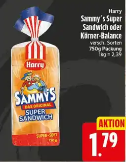 Elli Markt Harry Sammy's Super Sandwich Angebot