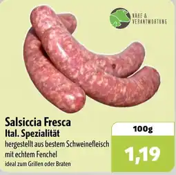 Aktiv Irma Salsiccia Fresca Ital. Spezialität Angebot