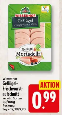 Elli Markt Wiesenhof Geflügel-Frischwurst-aufschnitt Angebot