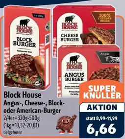 Aktiv Irma Block House Angus-, Cheese-, Block- oder American-Burger Angebot