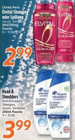 inkoop L'Oréal Paris Elvital Shampoo oder Spülung Angebot