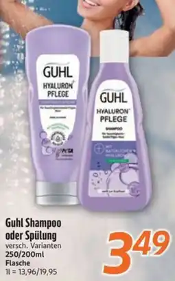 inkoop Guhl Shampoo oder Spülung Angebot