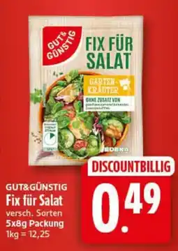 Elli Markt GUT&GÜNSTIG Fix für Salat Angebot