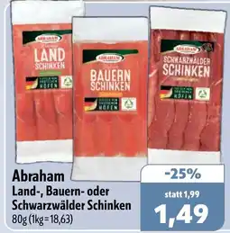 Aktiv Irma Abraham Land-, Bauern- oder Schwarzwälder Schinken Angebot