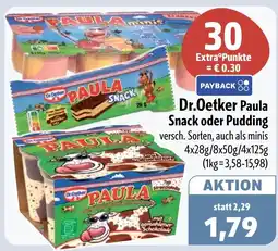 Aktiv Irma Dr.Oetker Paula Snack oder Pudding Angebot