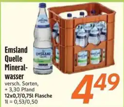 inkoop Emsland Quelle Mineralwasser Angebot