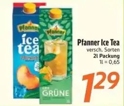 inkoop Pfanner Ice Tea Angebot